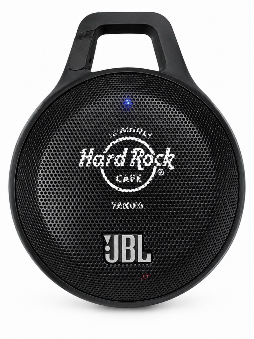 JBL Clip 2 Hard Rock Cafe Bluetooth Speaker Black Tested Working Portable Audio
